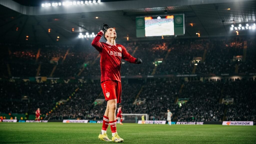 UEFA Europa League Stuttgart voitti, Lille hävisi.